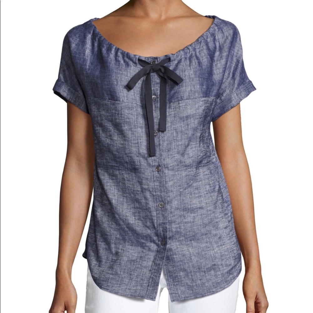Theory Velvela chambray shirt
